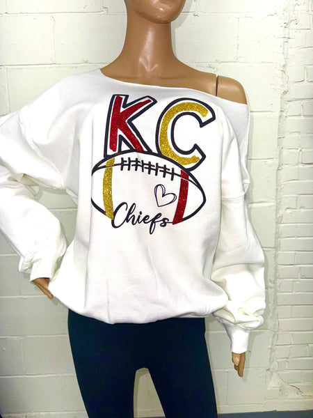 KC Doodle Football Sweatshirt II