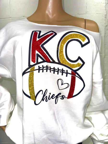 KC Doodle Football Sweatshirt II