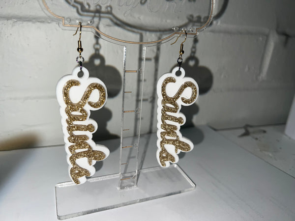 Saints Dangle Earrings