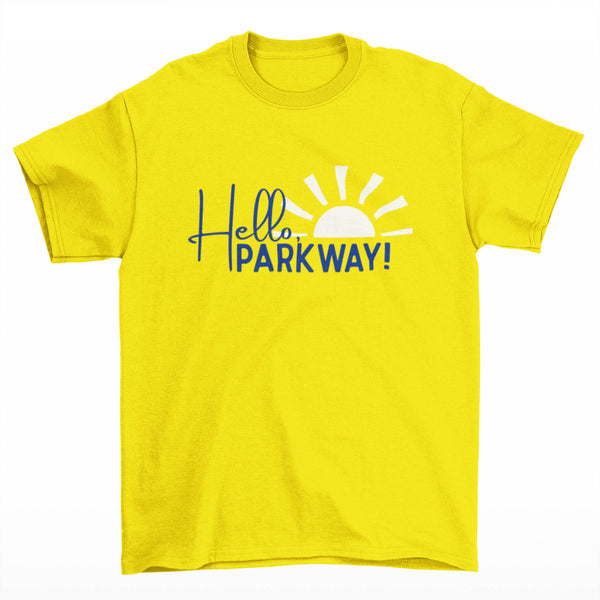 Hello Parkway Yellow T-Shirt-Adult