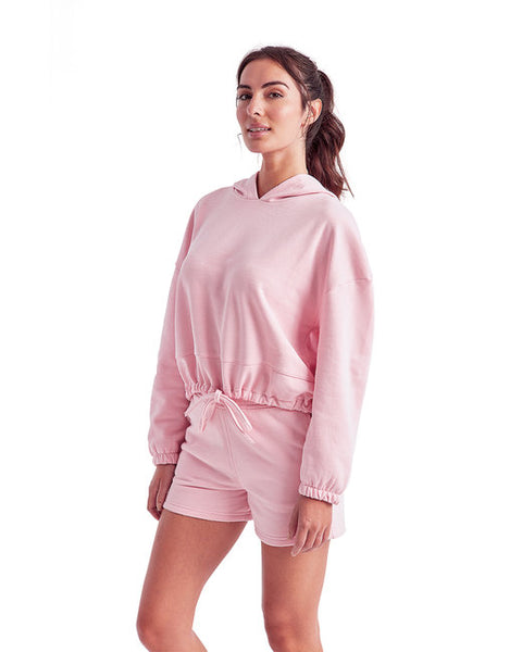 Maria Hoody/Shorts Fleece 2pc Set