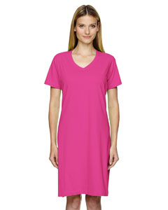 Ladies' V-Neck T-Shirt Dress