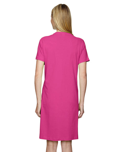 Ladies' V-Neck T-Shirt Dress