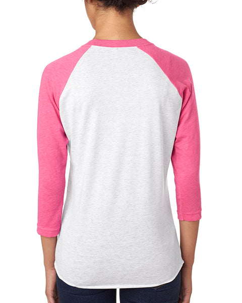 Next Level Ladies Triblend 3/4-Sleeve Raglan