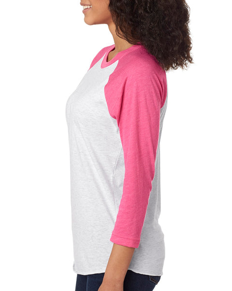 Next Level Ladies Triblend 3/4-Sleeve Raglan