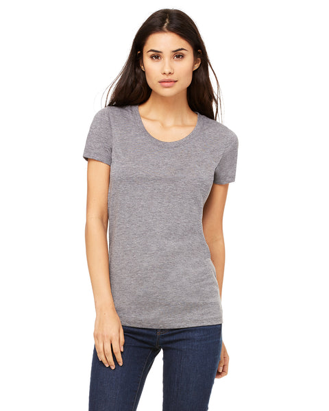 Bella Ladies Tri-Blend Crew Neck