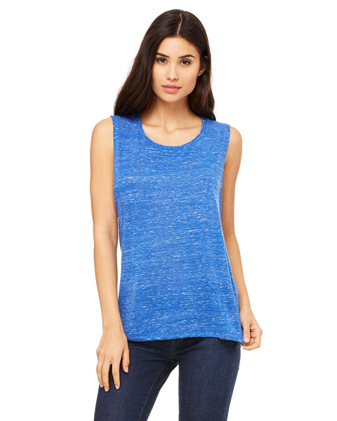 Bella Ladies' Flowy Scoop Muscle Tank