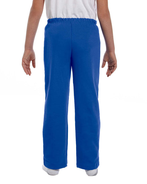 Gildan Youth 50/50 Sweatpants Open-Bottom