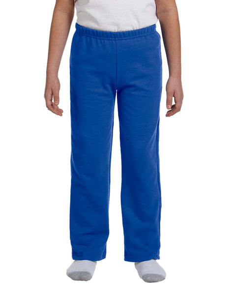 Gildan Youth 50/50 Sweatpants Open-Bottom