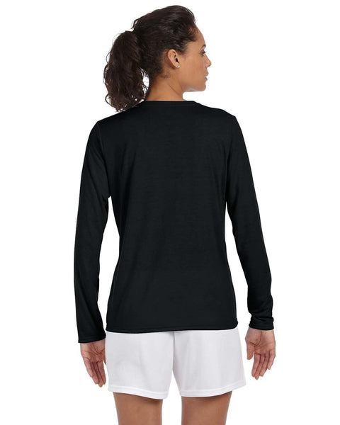 Gildan Ladies Relaxed Perfromance Dry Wicking Long Sleeve