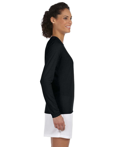 Gildan Ladies Relaxed Perfromance Dry Wicking Long Sleeve