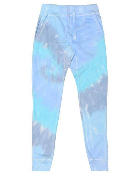 Ladies Tie Dye Sweatpants Closed Bottoms