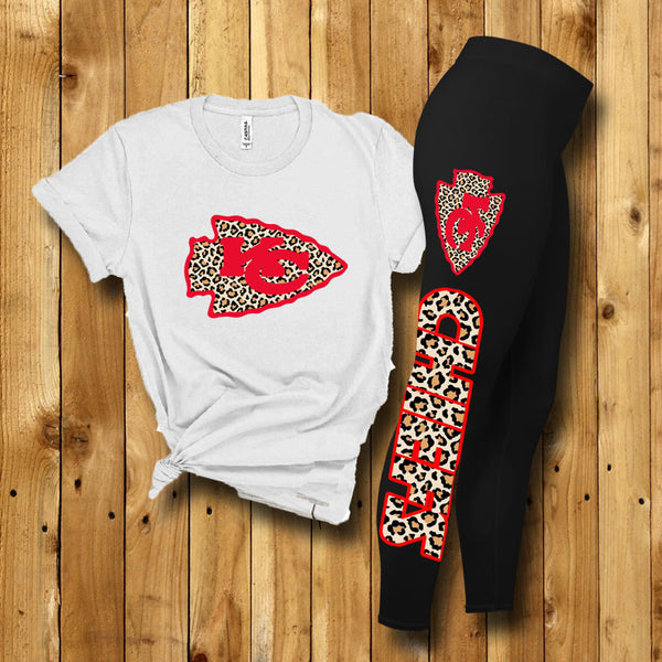 KC Cheetah Tee 2pc Set