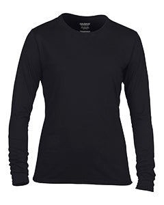 Gildan Ladies Relaxed Perfromance Dry Wicking Long Sleeve