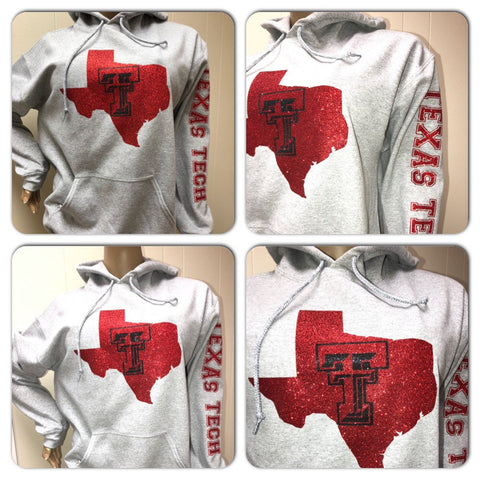 Texas Tech bling sweatshirt | Texas Tech  Glitter sweatshirt