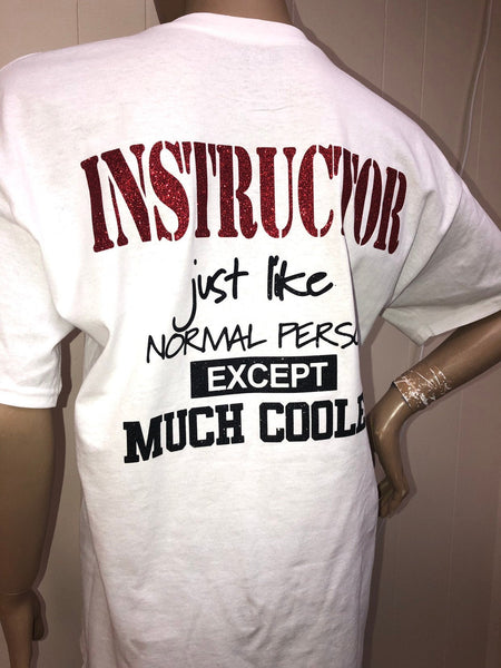 CPR Instructor Glam Tee | CPR Glitter t-shirt