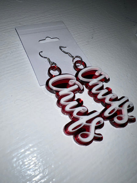 Chiefs Dangle Earrings