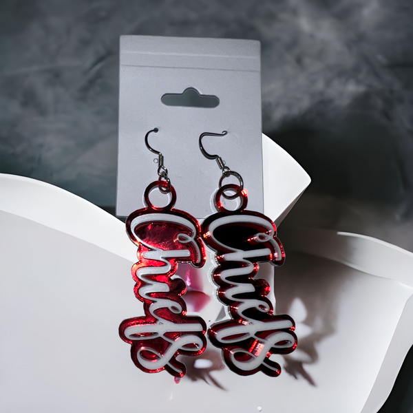Chiefs Dangle Earrings