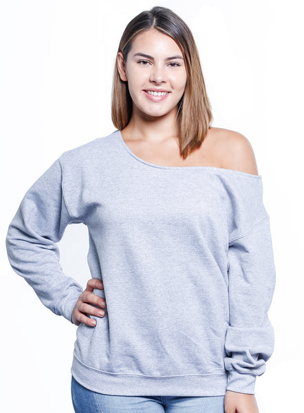 Gildan Off the Shoulder Sweatshirt