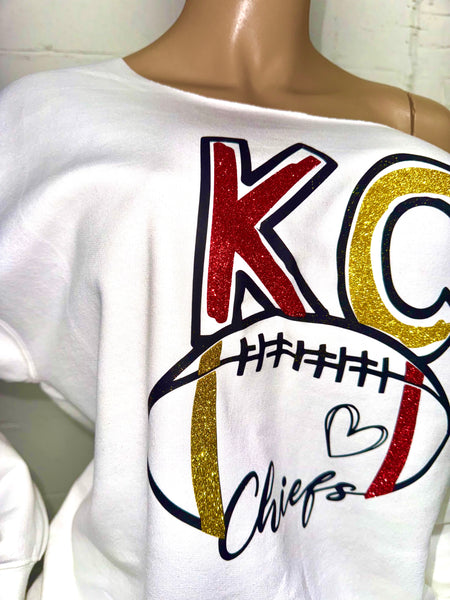 KC Doodle Football Sweatshirt