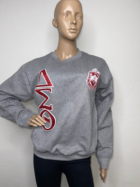Delta Collegiate Glam Sweatshirt