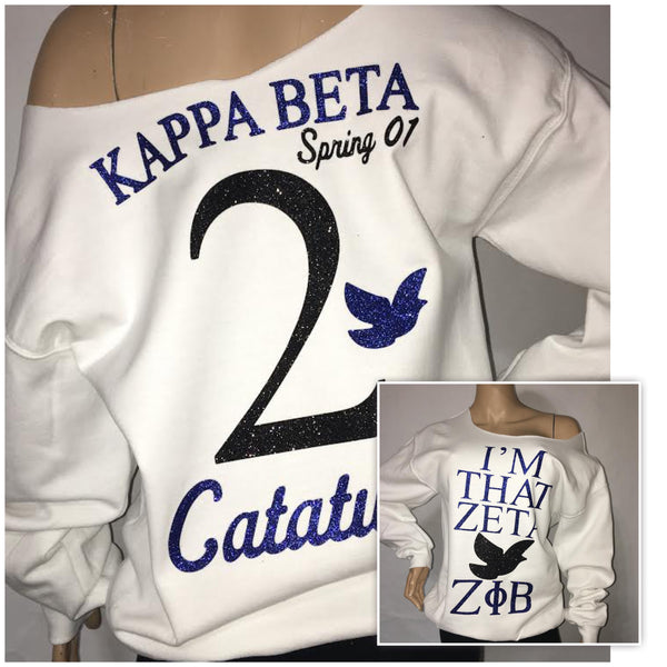 Zeta Phi Beta "I'm That Zeta" Glam Sweatshirt