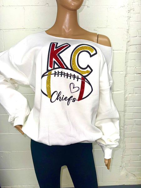 KC Doodle Football Sweatshirt