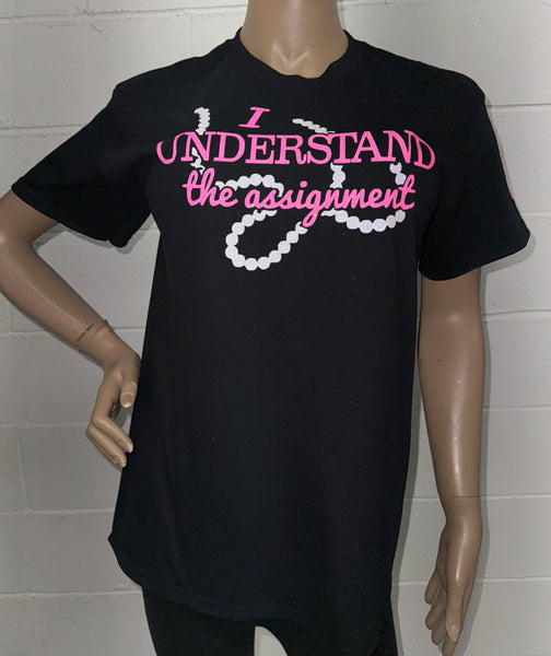 I understand the Assignment Glitter Tee