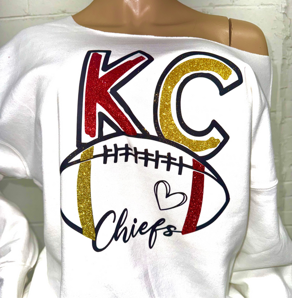 KC Doodle Football Sweatshirt
