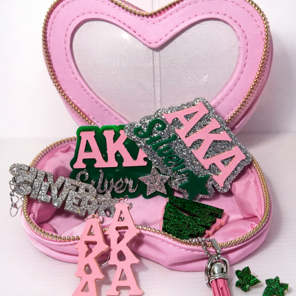 Silver Star Pink Heart Bundle