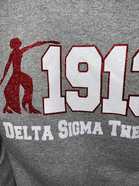 Delta Collegiate Glam Sweatshirt