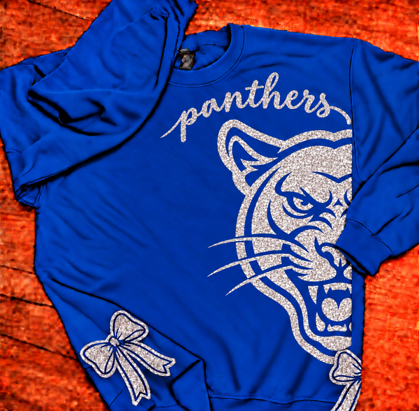 Panthers Mega Head Glam Sweatshirt