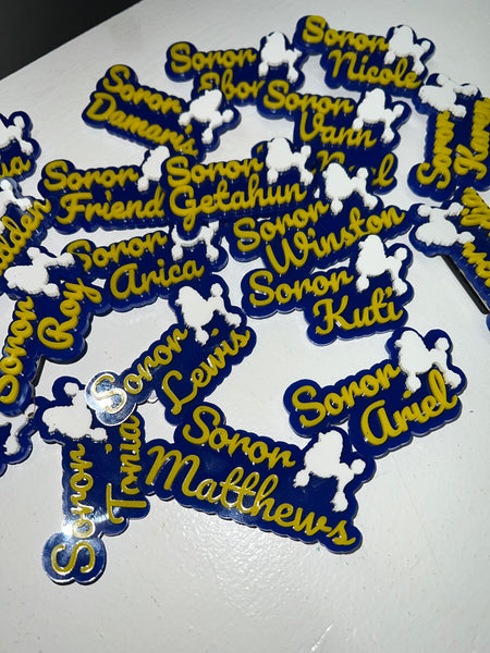 Sigma Gamma Rho Name Pin | Lapel pin