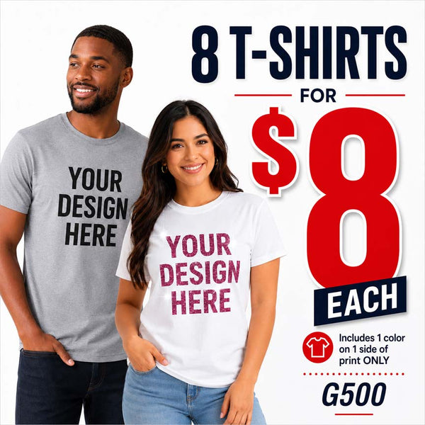 8 for 8 T-Shirt Special