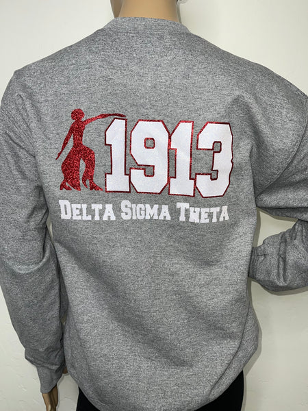 Delta Collegiate Glam Sweatshirt