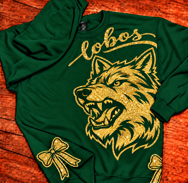 Lobos Mega Head Glam Sweatshirt