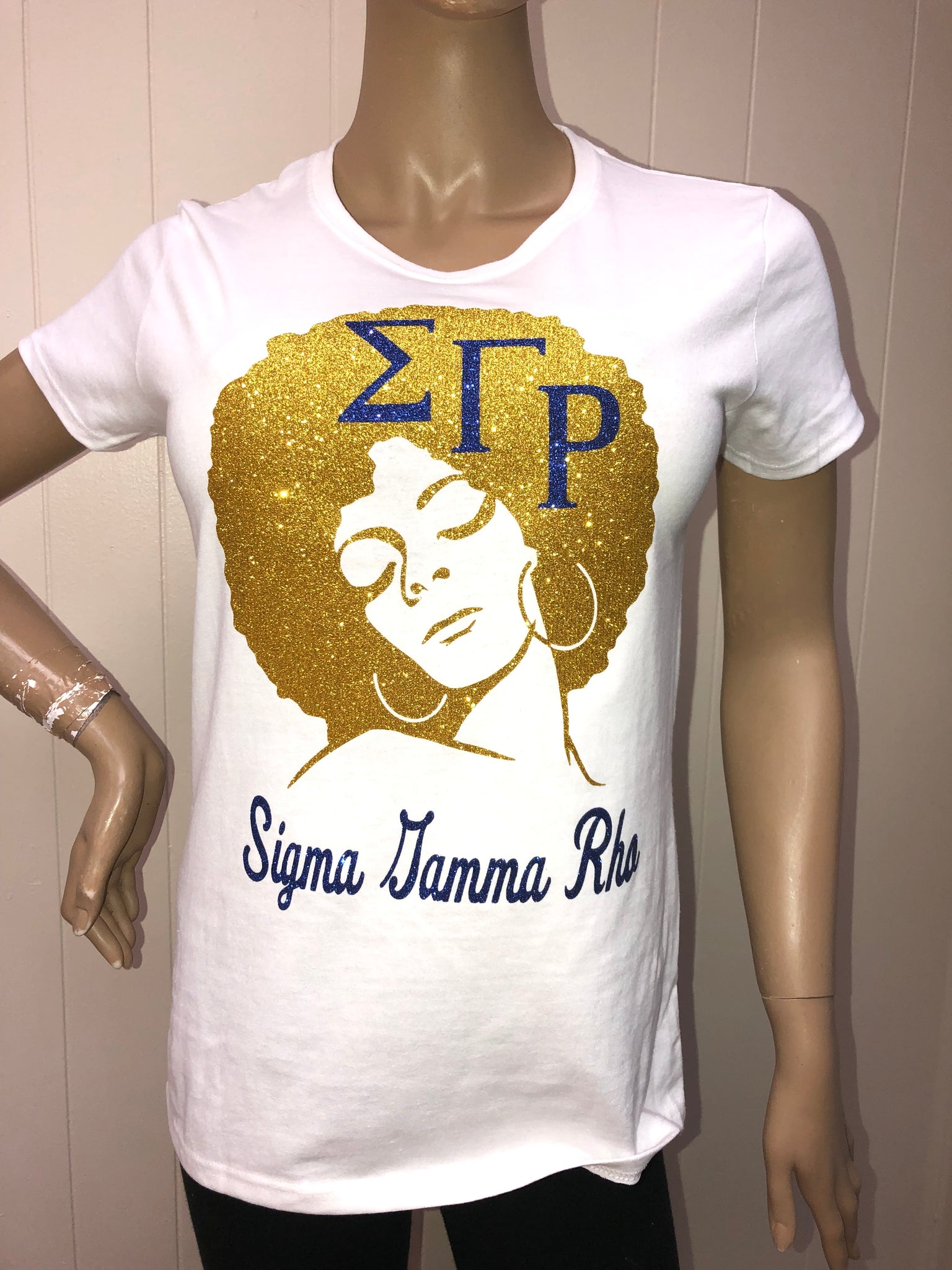 Sigma Gamma Rho Glam Tee | Sorority Glitter t-shirt | SGR |