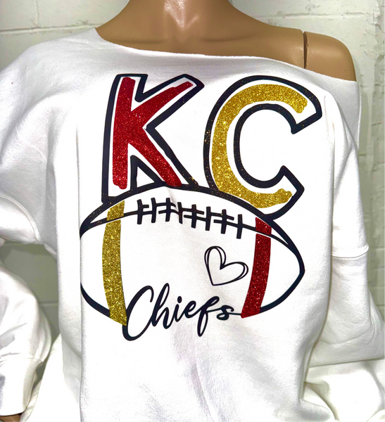 KC Doodle Football Sweatshirt