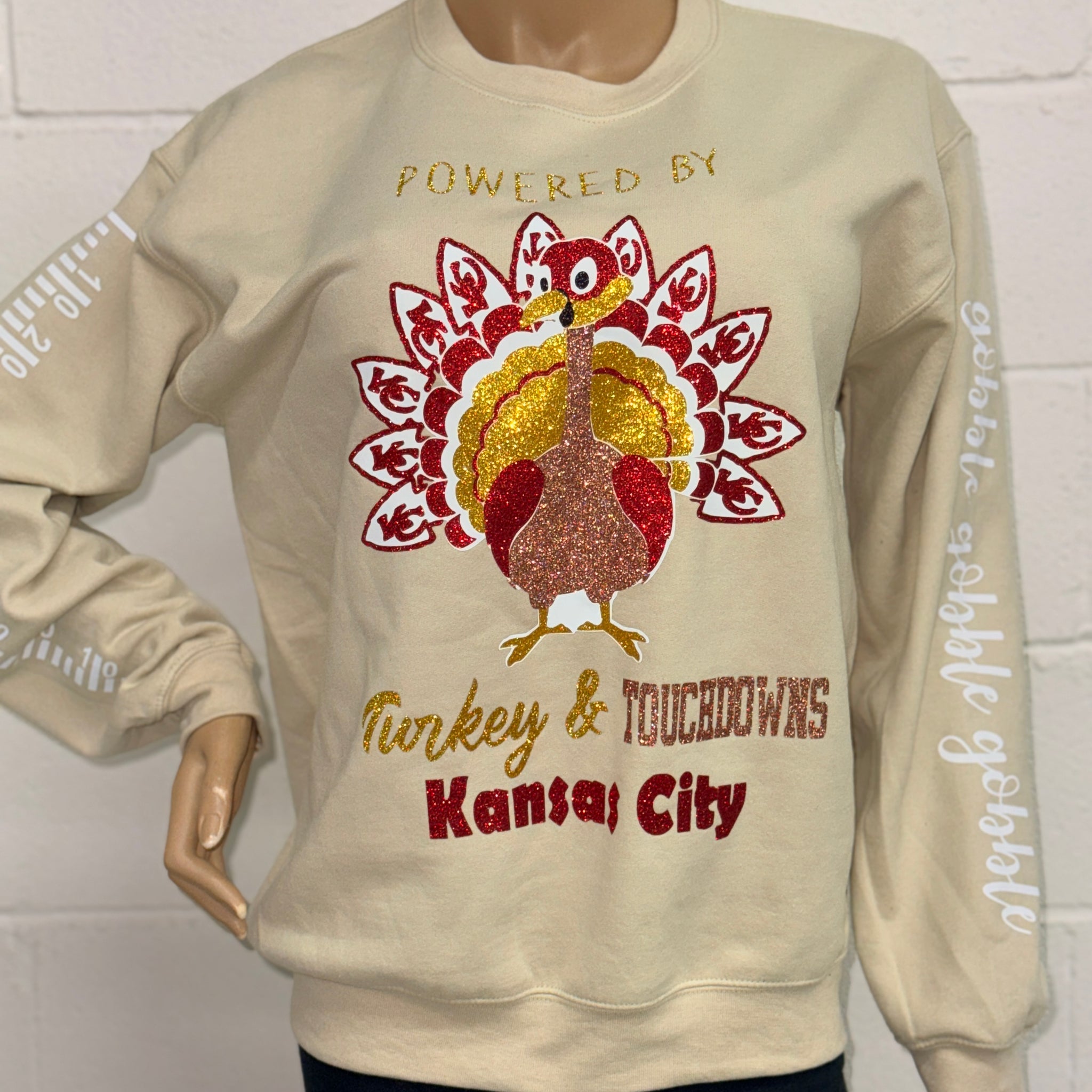 Chiefs Turkey & Touchdowns Crew neck sweatshirt