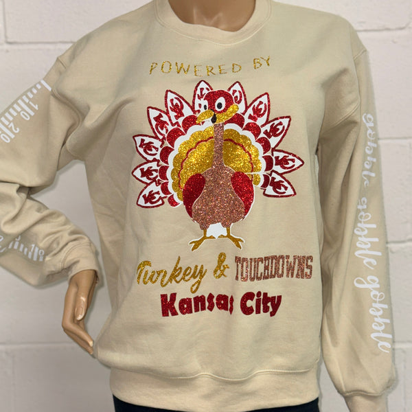 Chiefs Turkey & Touchdowns Crew neck sweatshirt