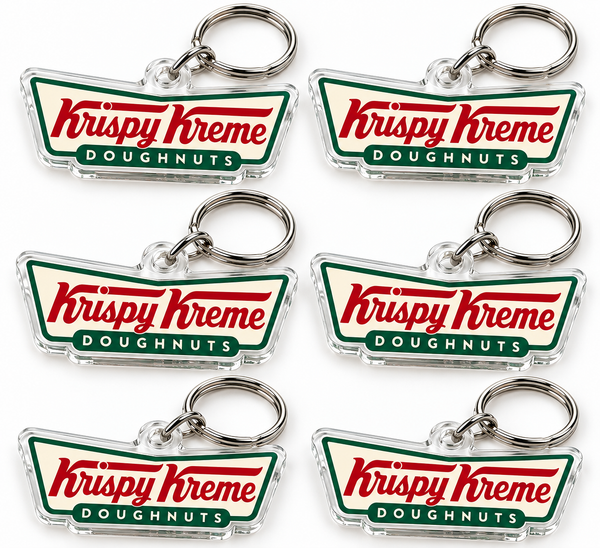 Custom Decal Keychains (Set of 12)