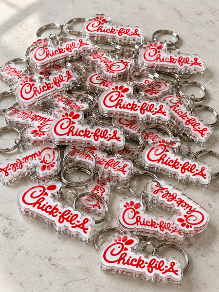 Custom Decal Keychains (Set of 12)