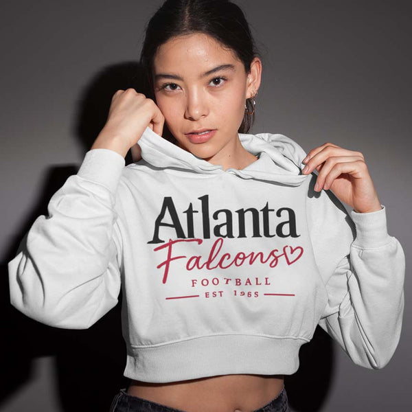 Falcons Crop Hoody