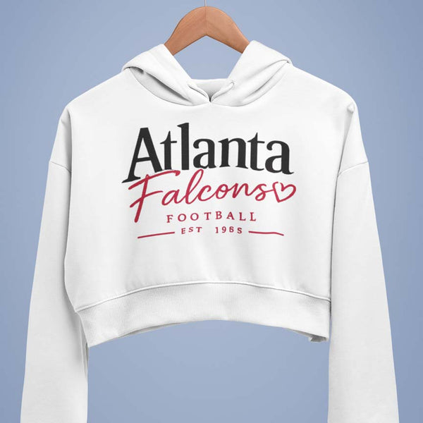 Falcons Crop Hoody