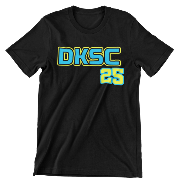 DKSC Blk Player Tee Front & Back