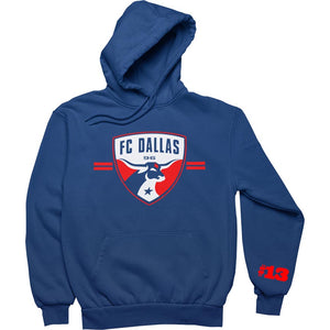 FC Dallas Hoody with Numbered Sleeve