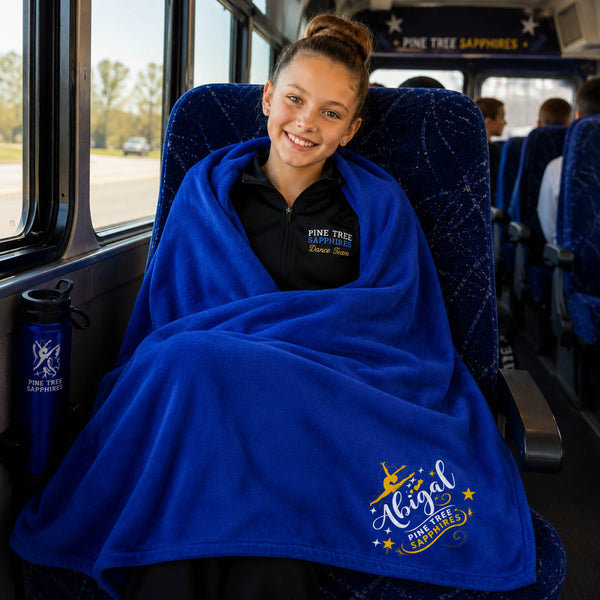 Sapphires Blanket-Sweatshirt material