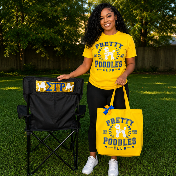 Pretty Poodles Mega Tote Bag