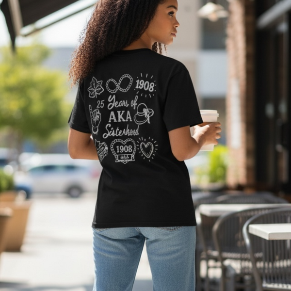 Silver Star Doodle Tee