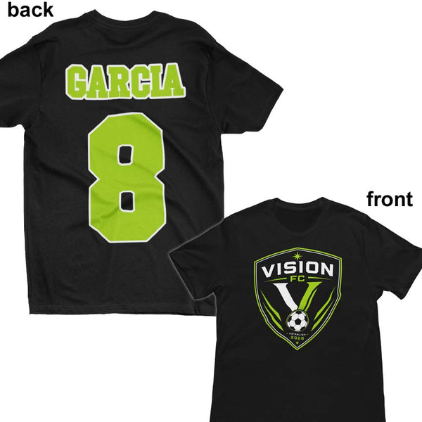 PLAIN Black- Front & Back